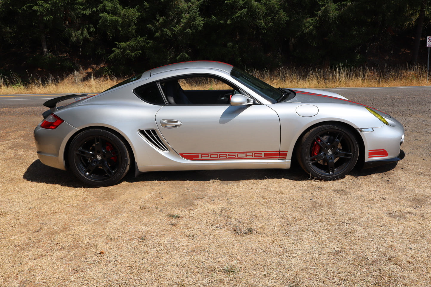 Porsche Cayman 987 Side Stripes Decals