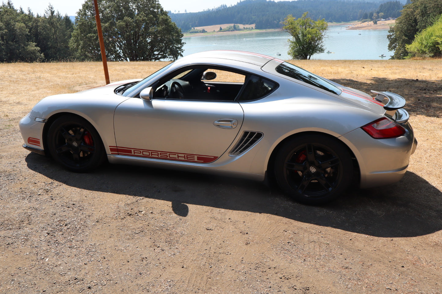Porsche Cayman 987 Side Stripes Decals